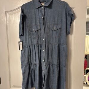 Easel Light Blue Denim Shirt